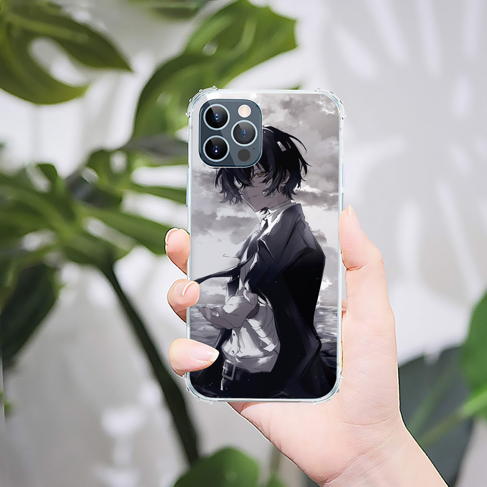 （画像用） 文豪ストレイドッグス Bungo Stray Dogs 【iPhone 12シリーズ対応】透明スマホケース（クリアソフトケース）